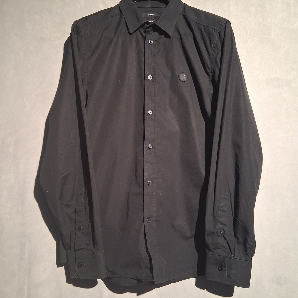 Diesel Men's Black Button-Down Shirt